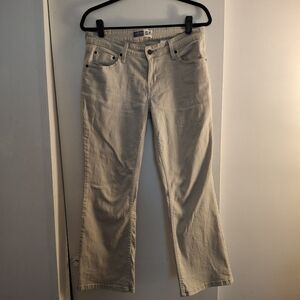 Signature Levis Strauss & Company Women's Beige Bootcut Jeans